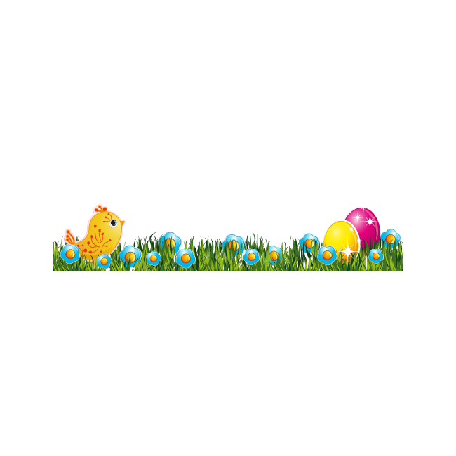 Wall sticker Easter border 5