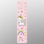 Wall stickers height measure Unicorn