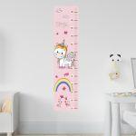 Wall stickers height measure Unicorn