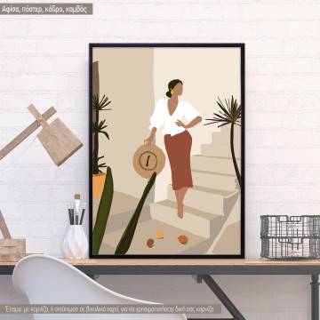 Glamour II,  κάδρο, μαύρη κορνίζα