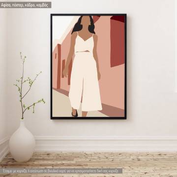 Glamour V,  κάδρο, μαύρη κορνίζα