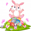 Wall sticker Easter  bunny