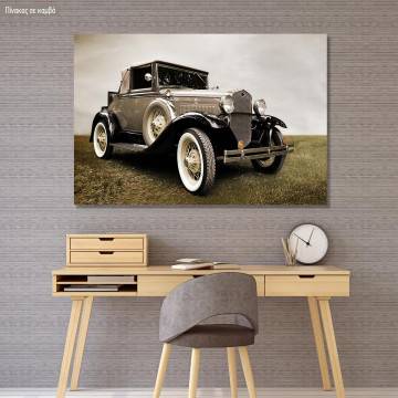 Πίνακας σε καμβά Retro car