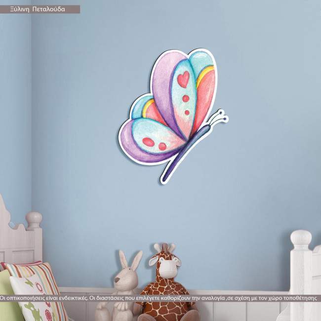 Wooden figure Butterfly