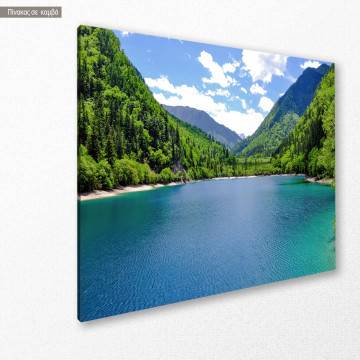 Canvas print Panda lake 2
