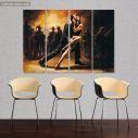 Canvas print Tango, four panels