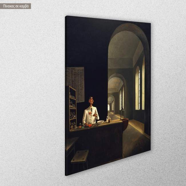 Canvas print The chemist, Sedlacek F, side