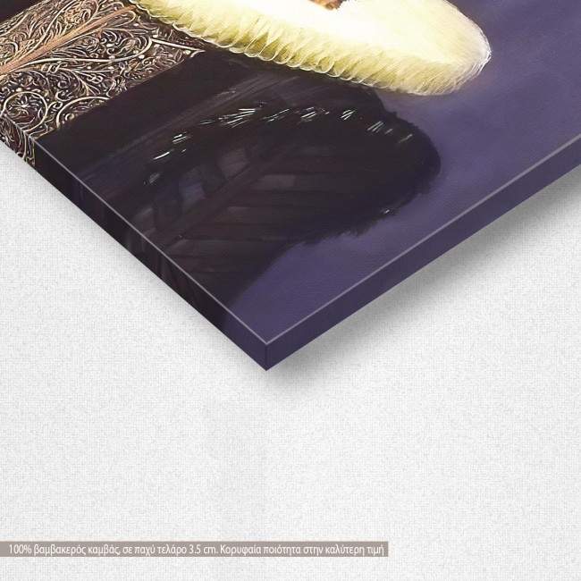 Πίνακας ζωγραφικής Portrait of Aletta Hanemans, reart (original Hals F), αντίγραφο σε καμβά, λεπτομέρεια