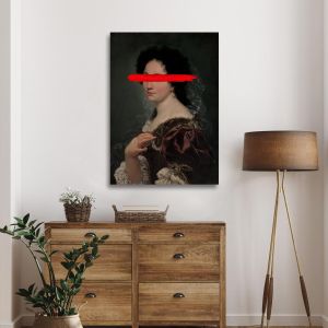 Πίνακας ζωγραφικής Portrait of a woman reart (original Giovanni Battista Gaulli) Καμβάς τελαρωμένος Όψη 1 2