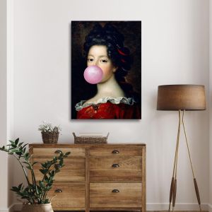 Canvas print Louise Francoise de Bourbon reart (original Francois de Troy) Framed canvas View 1 2