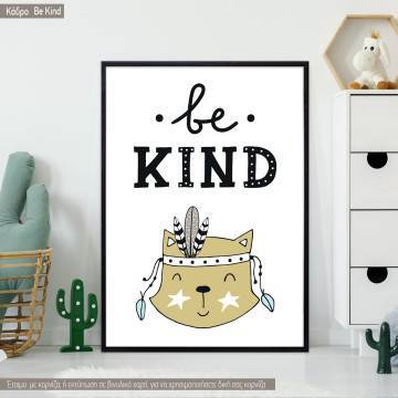 Be Kind, Poster, Scandinavian style