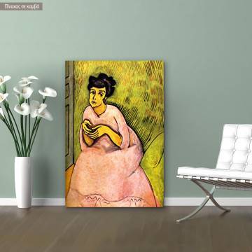 Πίνακας ζωγραφικής The woman in pink, Dufy R, αντίγραφο σε καμβά