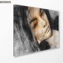 Canvas print  The ungrateful beauty, side