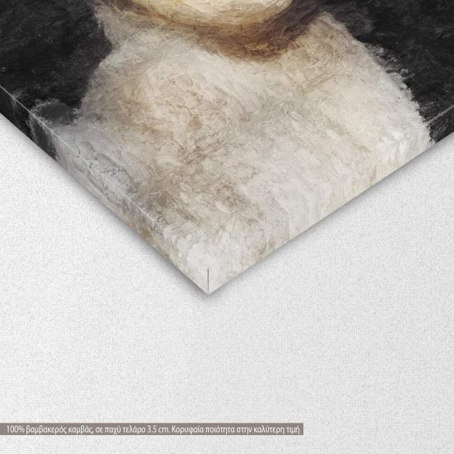 Canvas print  The ungrateful beauty, detail