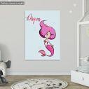 Kids canvas print Mermaid, design II