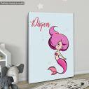 Kids canvas print Mermaid, design II