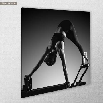 Canvas print Pilates instructor 2