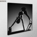 Canvas print Pilates instructor, side