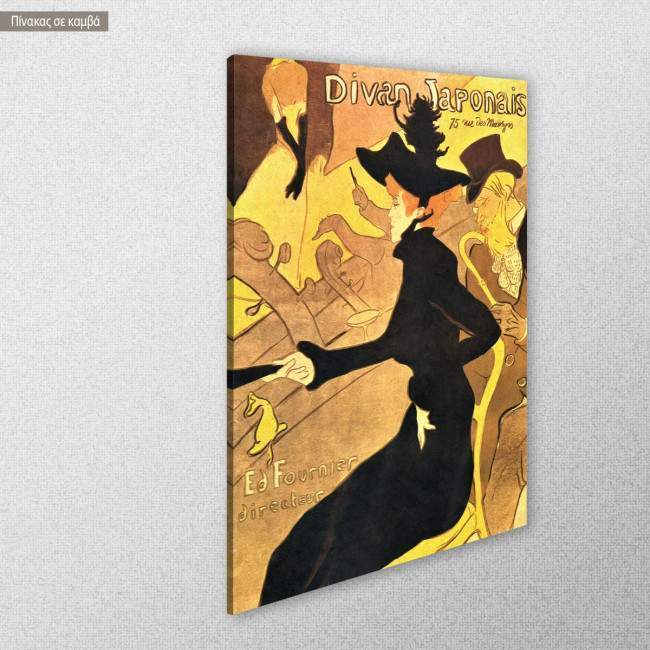 Canvas print Divan Japonais, Henri Toulouse Lautrec, side
