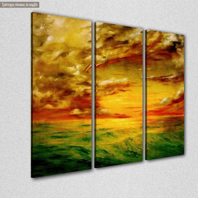 Canvas print Santa Rosa,  3 panels, side