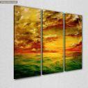 Canvas print Santa Rosa,  3 panels, side