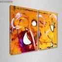 Canvas print Summer dance abstract, two panels, side