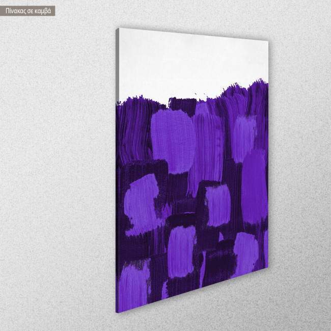 Canvas print A set of brushes (mauve), side