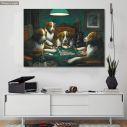 Canvas print Poker game, Coolidge C. M.