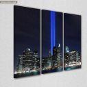 Canvas print Light towers,  3 panels, side