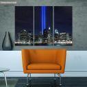 Canvas print Light towers,  3 panels