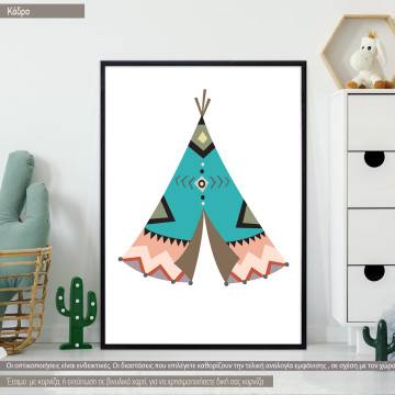 Indian tent III,poster