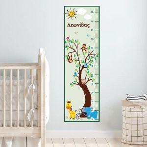 Wall stickers height measure Jungle time  2