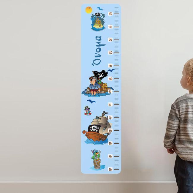 Wall stickers height measure Pirates
