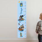 Wall stickers height measure Pirates
