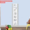 Wall stickers height measure Rabbits