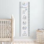 Wall stickers height measure Rabbits