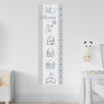 Wall stickers height measure Rabbits