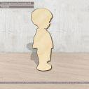 Wooden figure Oh boy