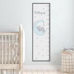 Υψομετρητής αυτοκόλλητος Ελεφαντάκι στο φεγγάρι