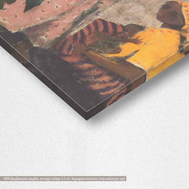 Canvas print Gypsies with sunflowers, Mueller O, detail