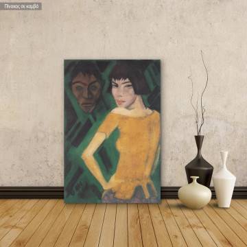 Canvas print With mask, Mueller O.