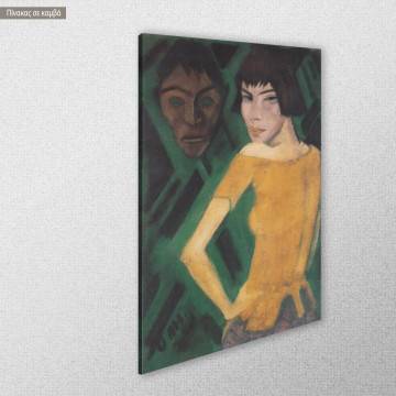 Canvas print With mask Mueller O. View 1 2