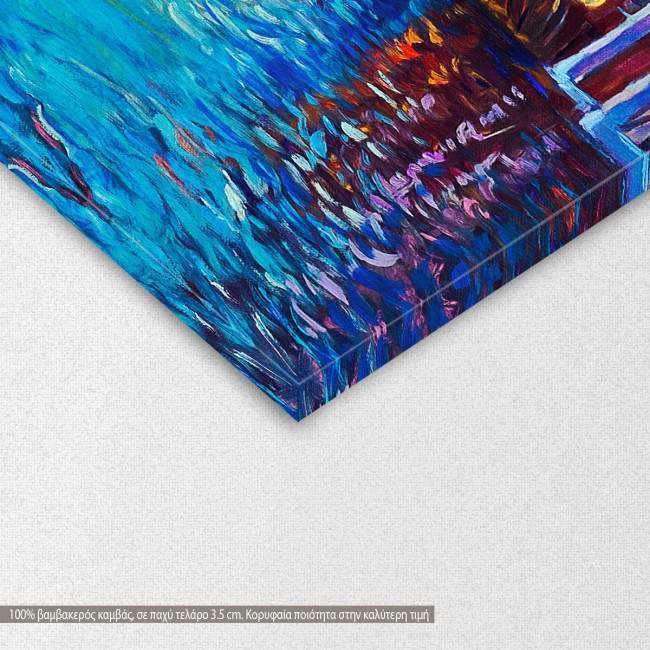 Canvas print Mykonos evening, two panels