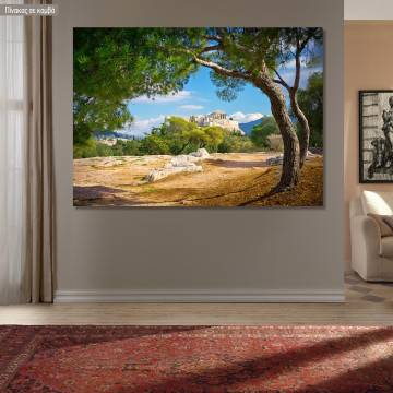 Canvas print View of the Acropolis