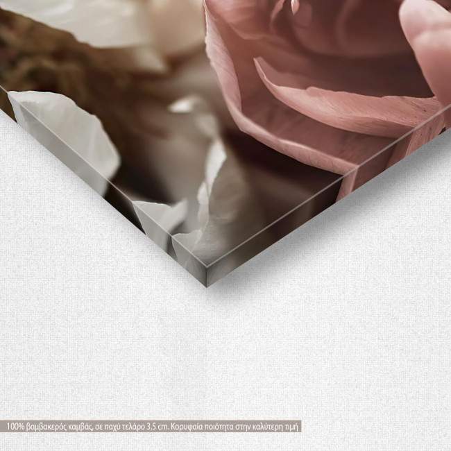 Canvas print Flower wall, detail