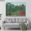 Canvas print  The waterfall, Rousseau H.