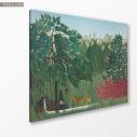Canvas print  The waterfall, Rousseau H, side
