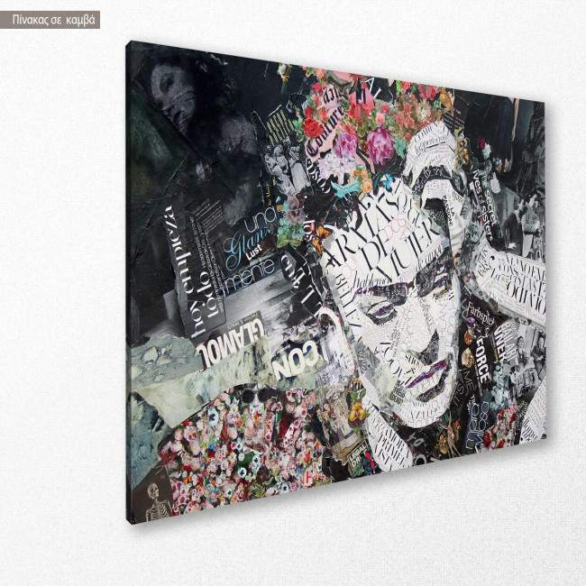 Canvas print Frida, Armas de Mujer, horizontal, side