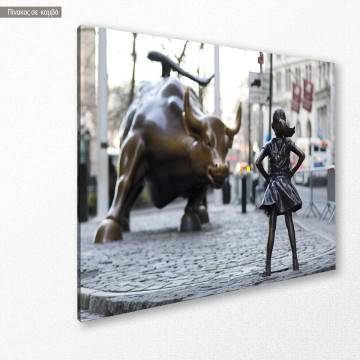 Canvas print  Fearless girl 2