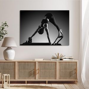 Πίνακας σε καμβά Pilates training Καμβάς τελαρωμένος Όψη 1 2